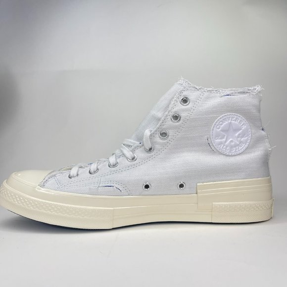 Converse Mens Chuck 70 HI x SGA Chase the Drip White Blue Shoes 172590C main image 7